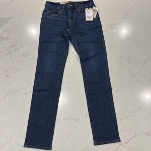 Prana NEW Jeans Mens 28x32 Blue Ozone Wash Hillgard Tapered Leg Slim Fit Organic